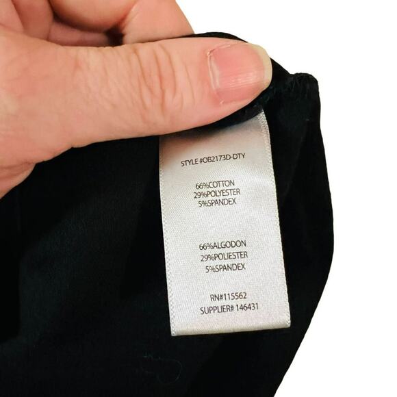 Olsenboye Black Racerback Dress Size 3 - Picture 4 of 5